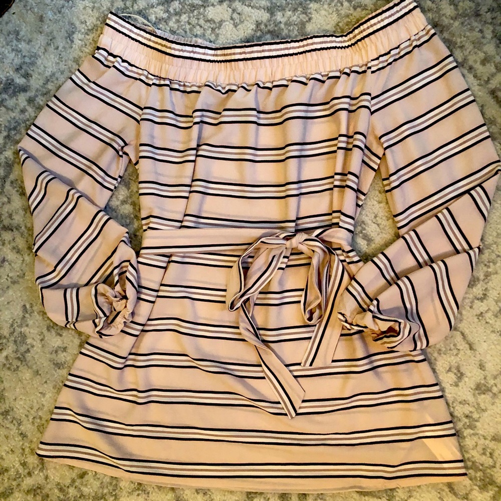 Stripped Mini Dress